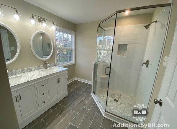 After: Bathroom renovation project