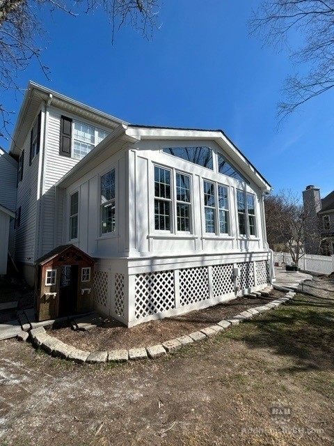 After: Home addition project - front view