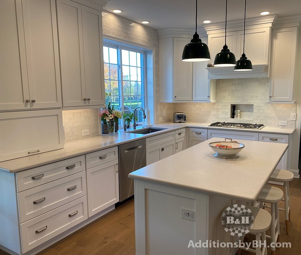 Kitchen with White Cabinets 20 | Additions By B&H | Chalfont, PA | 215-997-6620
